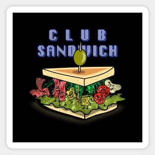 Club Sandwich Magnet